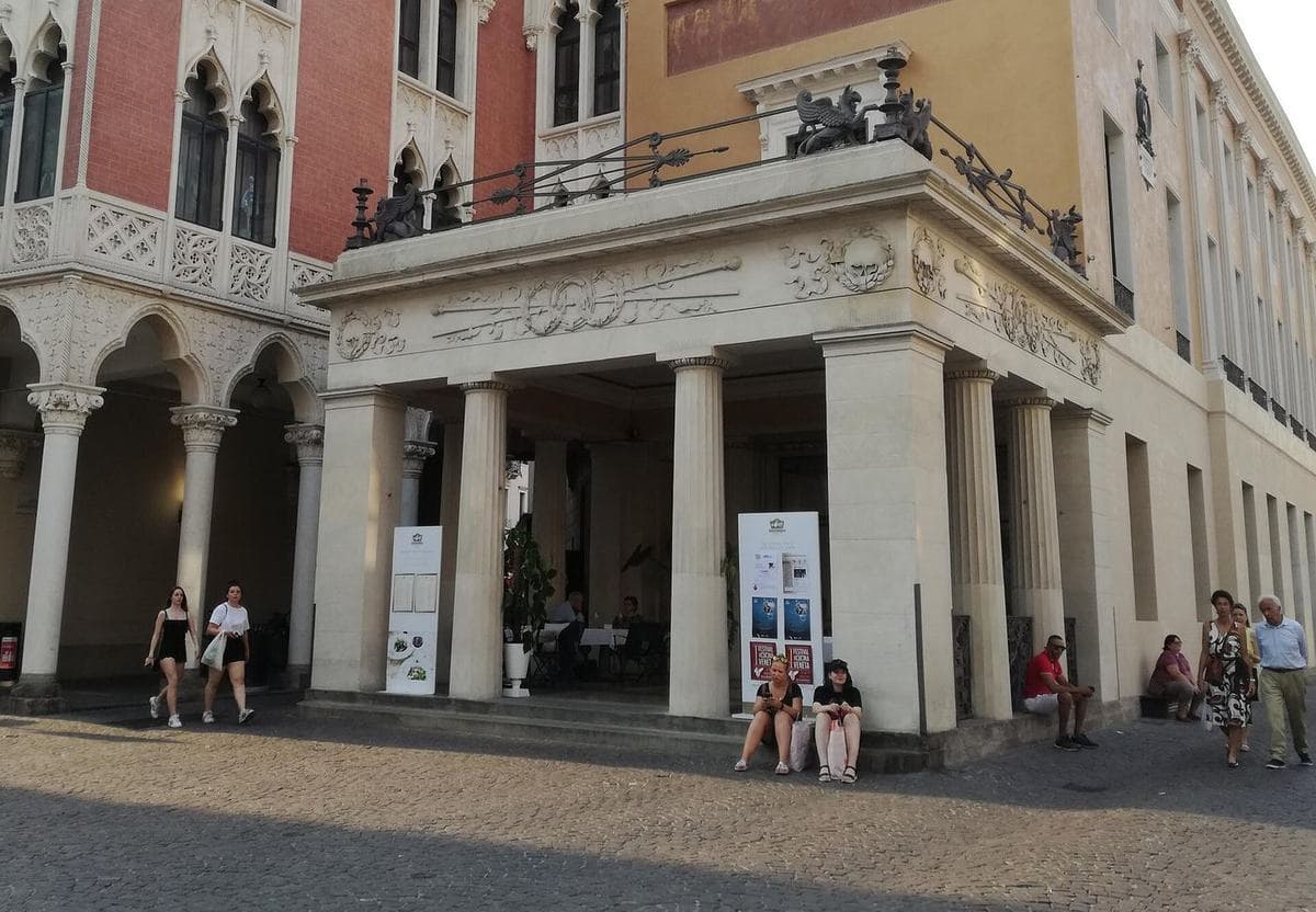 The columned front of Caffè Pedrocchi in Padova